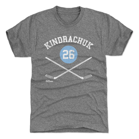 Orest Kindrachuk T-Shirt – Slim Fit Pittsburgh Hockey Shirt | Crewneck Tee Men's Premium T-Shirt - YinzerShop