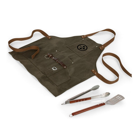 Pittsburgh Steelers - BBQ Apron with Tools & Bottle Opener Barware Picnic Time Family of Brands   