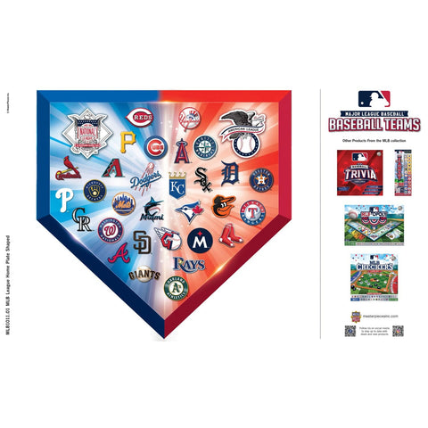 MLB Jigsaw Puzzle – Home Plate 500 Piece Baseball Diamond Puzzle for Adults