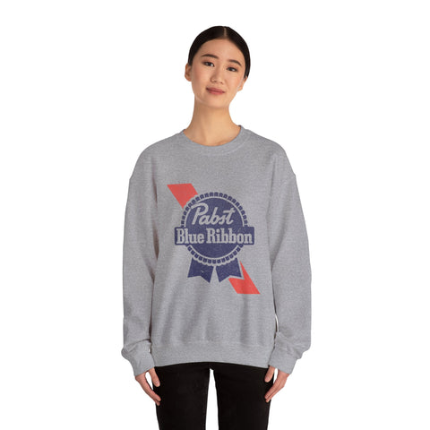Pabst Blue Ribbon - Heavy Blend™ Crewneck Sweatshirt Sweatshirt - YinzerShop