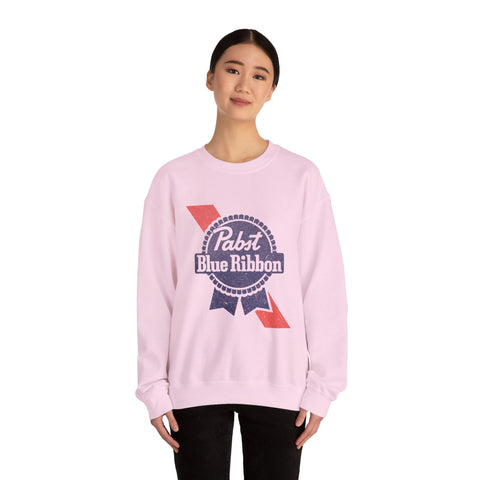 Pabst Blue Ribbon - Heavy Blend™ Crewneck Sweatshirt Sweatshirt - YinzerShop