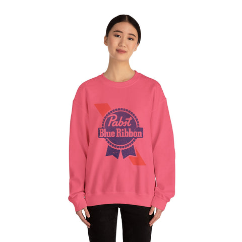 Pabst Blue Ribbon - Heavy Blend™ Crewneck Sweatshirt Sweatshirt - YinzerShop