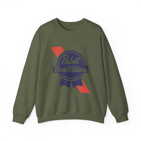 Pabst Blue Ribbon - Heavy Blend™ Crewneck Sweatshirt Sweatshirt - YinzerShop
