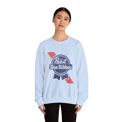 Pabst Blue Ribbon - Heavy Blend™ Crewneck Sweatshirt Sweatshirt - YinzerShop