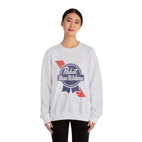 Pabst Blue Ribbon - Heavy Blend™ Crewneck Sweatshirt Sweatshirt - YinzerShop