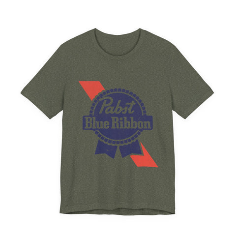 Pabst Blue Ribbon - Unisex Jersey Short Sleeve Tee T-Shirt - YinzerShop
