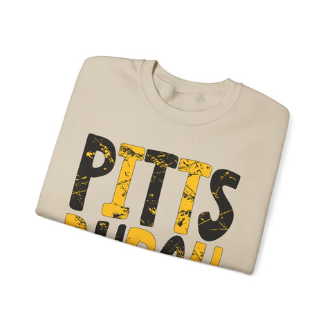 Painted Pittsburgh - Heavy Blend™ Crewneck Sweatshirt Sweatshirt - YinzerShop