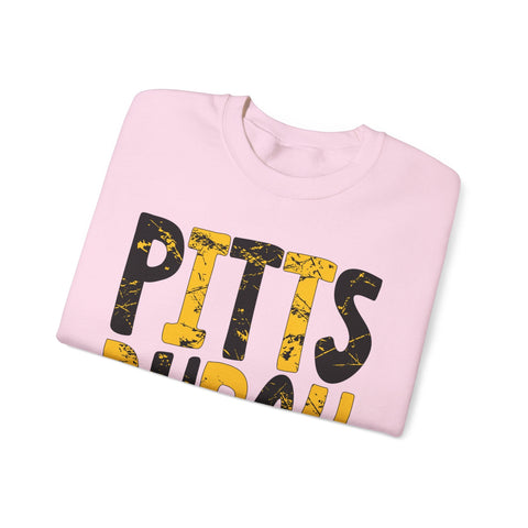 Painted Pittsburgh - Heavy Blend™ Crewneck Sweatshirt Sweatshirt - YinzerShop