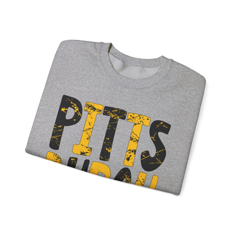 Painted Pittsburgh - Heavy Blend™ Crewneck Sweatshirt Sweatshirt - YinzerShop