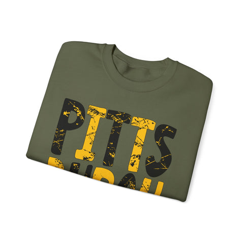 Painted Pittsburgh - Heavy Blend™ Crewneck Sweatshirt Sweatshirt - YinzerShop