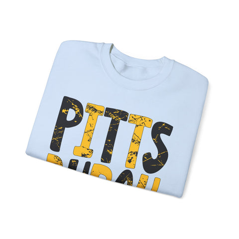 Painted Pittsburgh - Heavy Blend™ Crewneck Sweatshirt Sweatshirt - YinzerShop