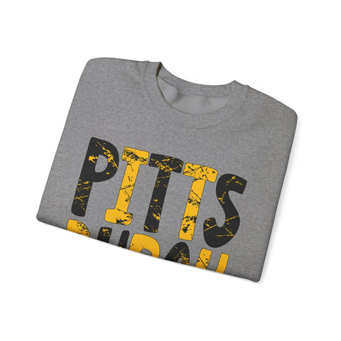 Painted Pittsburgh - Heavy Blend™ Crewneck Sweatshirt Sweatshirt - YinzerShop