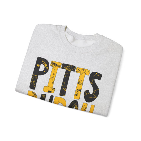 Painted Pittsburgh - Heavy Blend™ Crewneck Sweatshirt Sweatshirt - YinzerShop