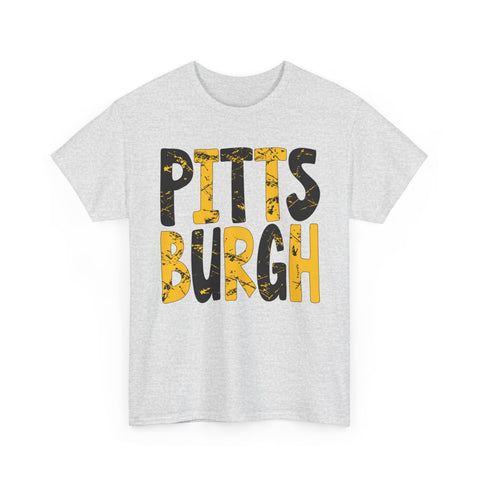 Painted Pittsburgh - Unisex Heavy Cotton Tee T-Shirt - YinzerShop