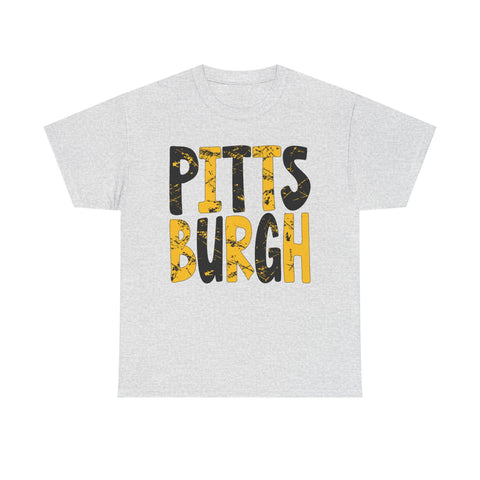 Painted Pittsburgh - Unisex Heavy Cotton Tee T-Shirt - YinzerShop