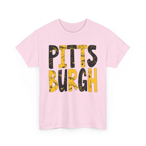 Painted Pittsburgh - Unisex Heavy Cotton Tee T-Shirt - YinzerShop