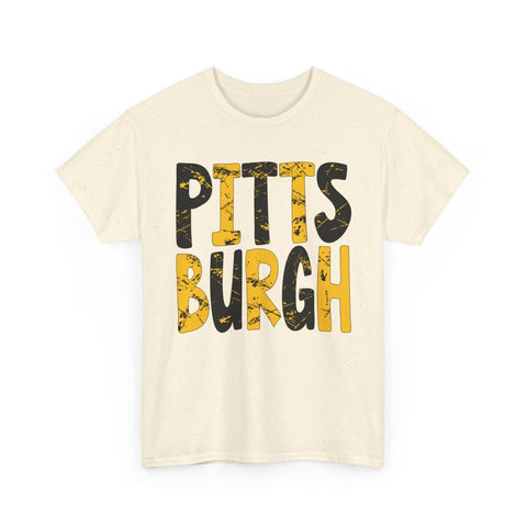 Painted Pittsburgh - Unisex Heavy Cotton Tee T-Shirt - YinzerShop