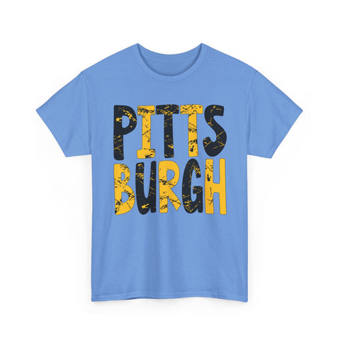 Painted Pittsburgh - Unisex Heavy Cotton Tee T-Shirt - YinzerShop