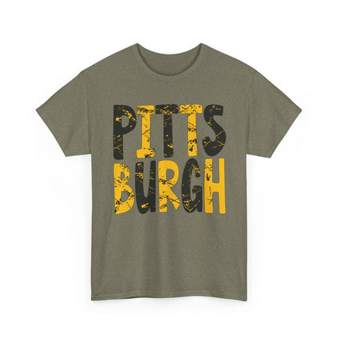 Painted Pittsburgh - Unisex Heavy Cotton Tee T-Shirt - YinzerShop