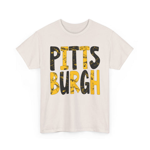 Painted Pittsburgh - Unisex Heavy Cotton Tee T-Shirt - YinzerShop
