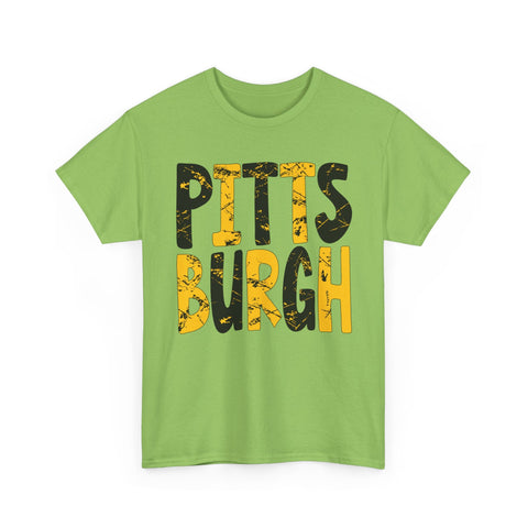 Painted Pittsburgh - Unisex Heavy Cotton Tee T-Shirt - YinzerShop