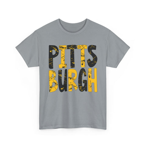 Painted Pittsburgh - Unisex Heavy Cotton Tee T-Shirt - YinzerShop