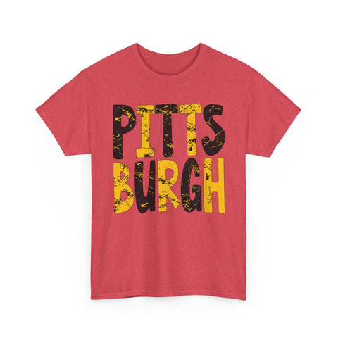 Painted Pittsburgh - Unisex Heavy Cotton Tee T-Shirt - YinzerShop