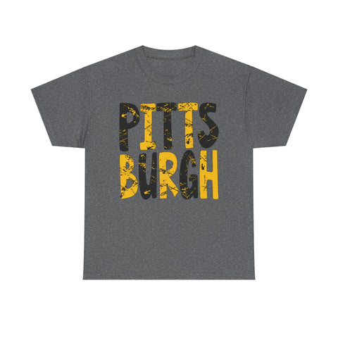 Painted Pittsburgh - Unisex Heavy Cotton Tee T-Shirt - YinzerShop