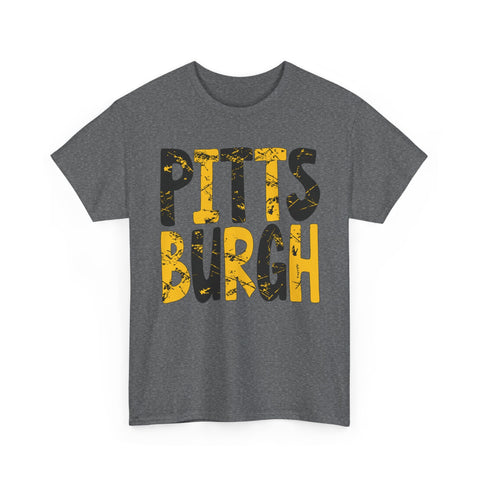 Painted Pittsburgh - Unisex Heavy Cotton Tee T-Shirt - YinzerShop