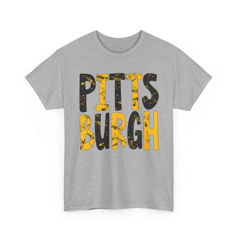 Painted Pittsburgh - Unisex Heavy Cotton Tee T-Shirt - YinzerShop