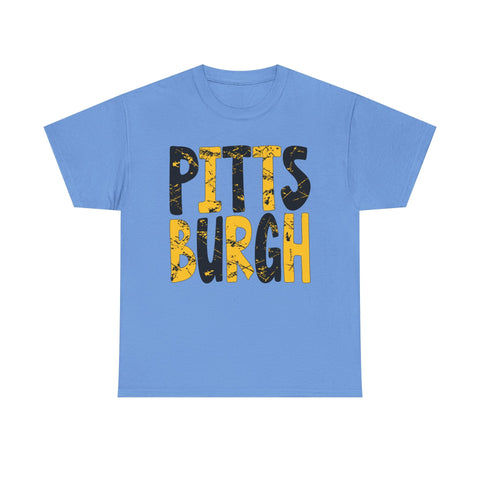 Painted Pittsburgh - Unisex Heavy Cotton Tee T-Shirt - YinzerShop