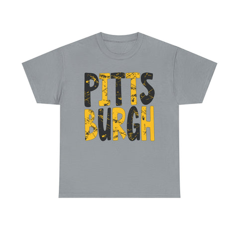 Painted Pittsburgh - Unisex Heavy Cotton Tee T-Shirt - YinzerShop