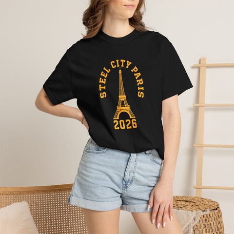 Paris Eiffel Tower 2026 T-Shirt — Steel City Graphic Tee T-Shirt - YinzerShop