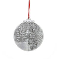 Patriotic Santa Ornament – Handcrafted USA Artisan Holiday Decor with Etched Aluminum - YinzerShop