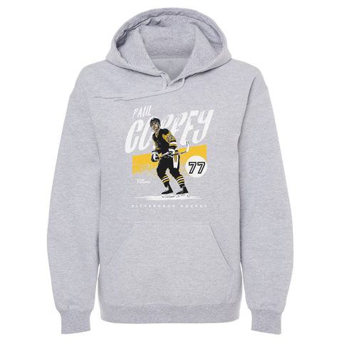 Paul Coffey Hoodie - Pittsburgh Hockey Hooded Sweatshirt | Digital Print, Regular Fit Men's Hoodie - YinzerShop