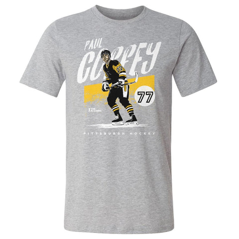 Paul Coffey T-Shirt – Pittsburgh Grunge Style Tee | Cotton Crewneck Shirt Men's Cotton T-Shirt - YinzerShop