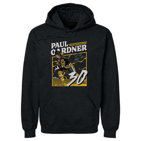 Paul Gardner Hoodie - Pittsburgh Power Hooded Sweatshirt | Cotton Polyester Blend Men's Hoodie - YinzerShop