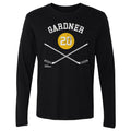 Paul Gardner T-Shirt - Pittsburgh 20 Sticks Graphic Crewneck Long Sleeve Tee Men's Long Sleeve T-Shirt - YinzerShop