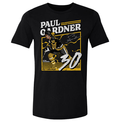 Paul Gardner T-Shirt - Pittsburgh Power Cotton Crewneck Tee | Regular Fit Short Sleeve Men's Cotton T-Shirt - YinzerShop