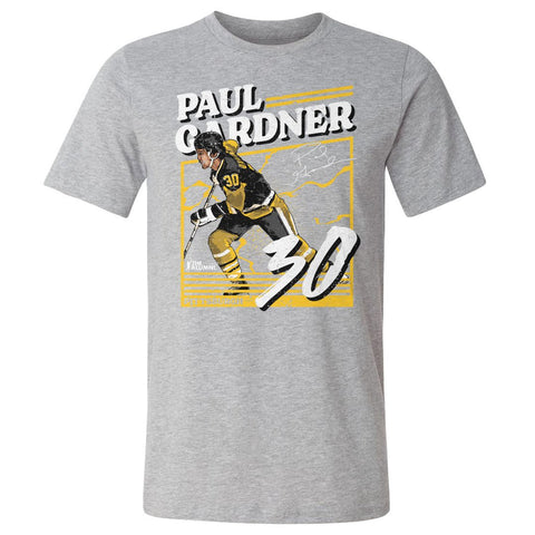 Paul Gardner T-Shirt - Pittsburgh Power Cotton Crewneck Tee | Regular Fit Short Sleeve Men's Cotton T-Shirt - YinzerShop