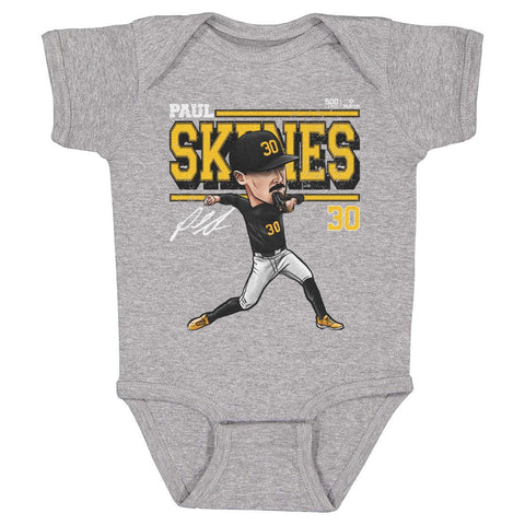 Paul Skenes Baby Bodysuit – Pittsburgh Cartoon Infant One-Piece, 100% Cotton Soft Fit Kids Baby Onesie - YinzerShop