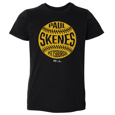 Paul Skenes Baseball Shirt - Vintage Pittsburgh Baseball Tee for Kids | Lightweight Cotton Kids Toddler T-Shirt - YinzerShop