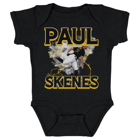 Paul Skenes Bodysuit - Midweight Cotton One-Piece | Pittsburgh Lightning Apparel Kids Baby Onesie - YinzerShop