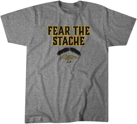 Paul Skenes: Fear the Stache Pittsburgh Pirates-Pro Baseball - YinzerShop