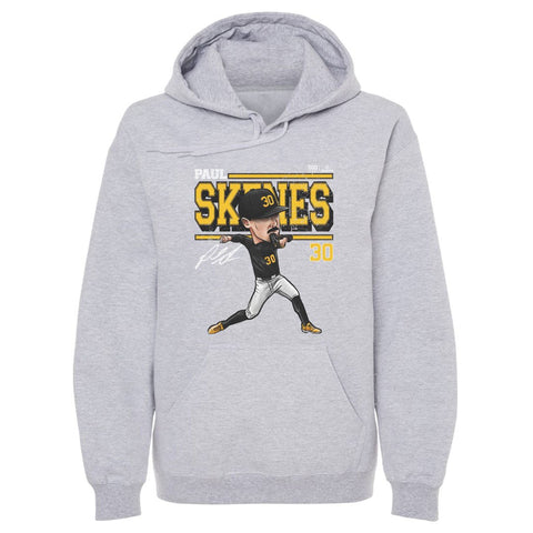 Paul Skenes Hoodie - Pittsburgh Sports Pullover Hooded Top With Digital Print Men's Hoodie - YinzerShop