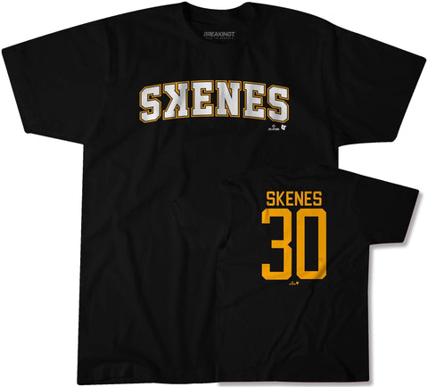 Paul Skenes Jersey T-Shirt (Name & Number) - Pittsburgh Baseball T-Shirt - YinzerShop