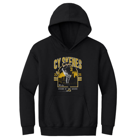 Paul Skenes Kids Hooded Sweatshirt - Loose Fit Midweight Fabric Pullover Kids Youth Hoodie - YinzerShop