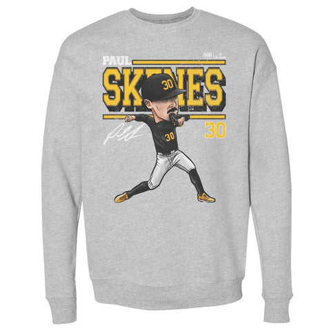 Paul Skenes Sweatshirt – Midweight Cotton Blend Crewneck Long Sleeve Top Men's Crewneck Sweatshirt - YinzerShop