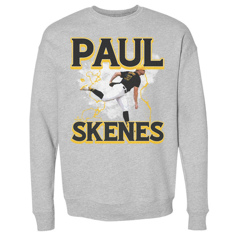 Paul Skenes Sweatshirt - Midweight Crewneck Cotton Blend Pullover | Comfortable Pullover Men's Crewneck Sweatshirt - YinzerShop