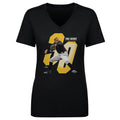 Paul Skenes T-Shirt - Cotton V-Neck Tee | Athletic Style Short Sleeve Shirt Women's V-Neck T-Shirt - YinzerShop